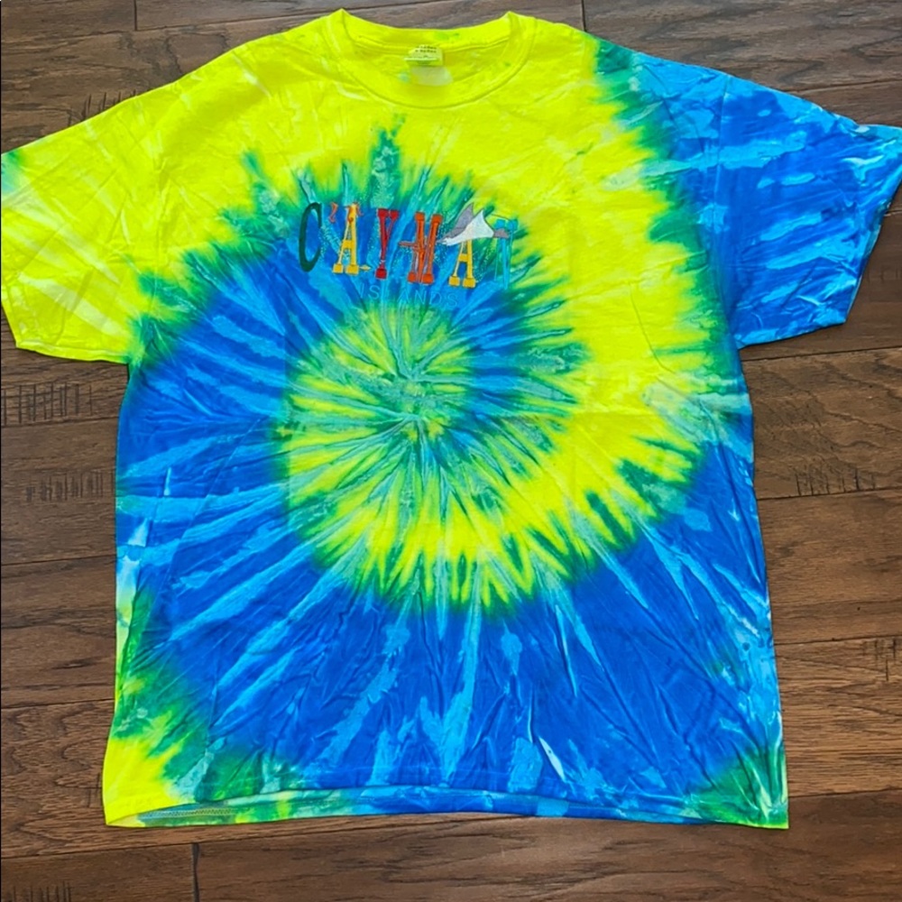 Cayman Islands Tie Dye T-shirt